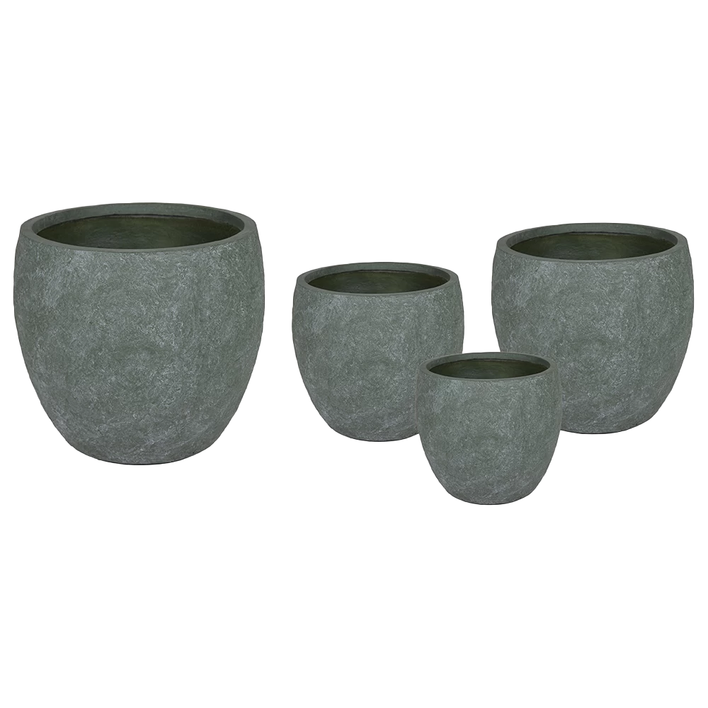 Bloempot Arizona Bullet Cypress Wash - D23 X H20.5cm - Groen 4 Bloempot Arizona Bullet Cypress Wash - D23 X H20.5cm - Groen - Afbeelding 2