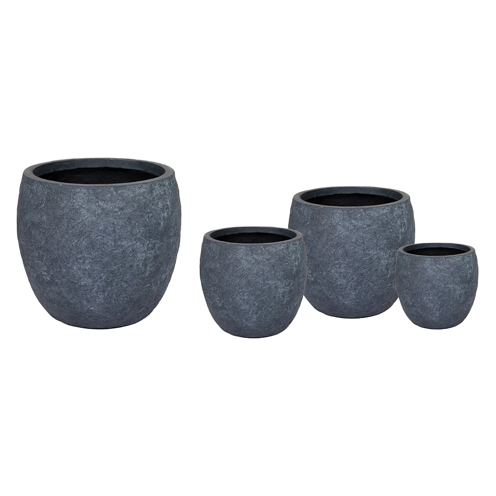 Bloempot Arizona Bullet - D57 X H50.5cm - Donkergrijs 4 Bloempot Arizona Bullet - D57 X H50.5cm - Donkergrijs - Afbeelding 2