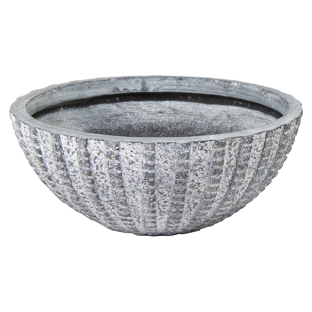 Plantenschaal Arkansas - D55 X H24cm - Lichtgrijs 3 Plantenschaal Arkansas - D55 X H24cm - Lichtgrijs