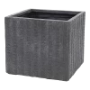 Plantenbak Arkansas Cubi - L21.5 X B21.5 X H23cm - Donkergrijs -Groen Decor Verkoop arkansas cubi graphite w215h23 plantenbak 1