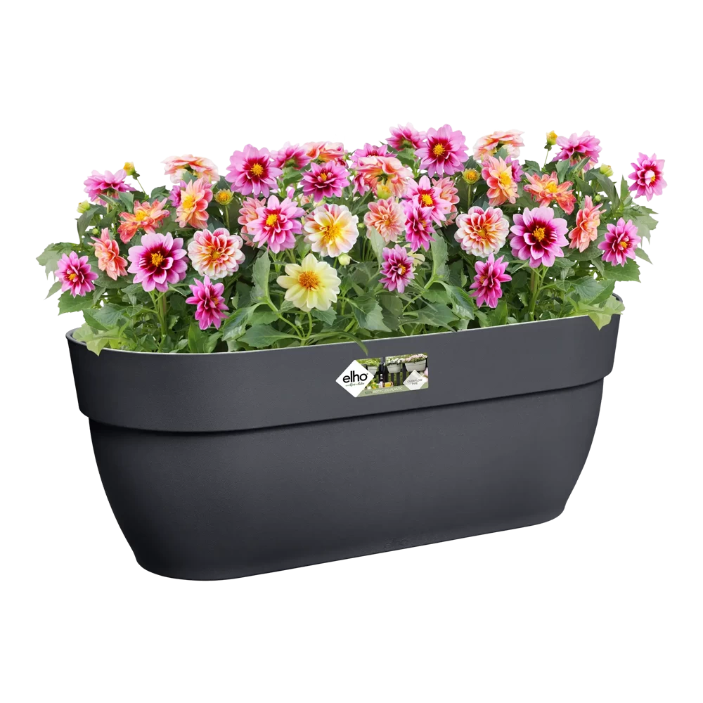 Elho Balkonbak Vibia Campana Easy Hanger Large - Antraciet 6 Elho Balkonbak Vibia Campana Easy Hanger Large - Antraciet - Afbeelding 4