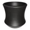 Bloempot Ballarat - D21 X H21cm - Mat Zwart 1 Bloempot Ballarat - D21 X H21cm - Mat Zwart -Groen Decor Verkoop bloempot ballarat d21 x h21cm mat zwart bloempot 1 2