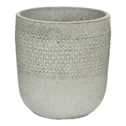 Bloempot Collin - D38 X H40cm - Wit