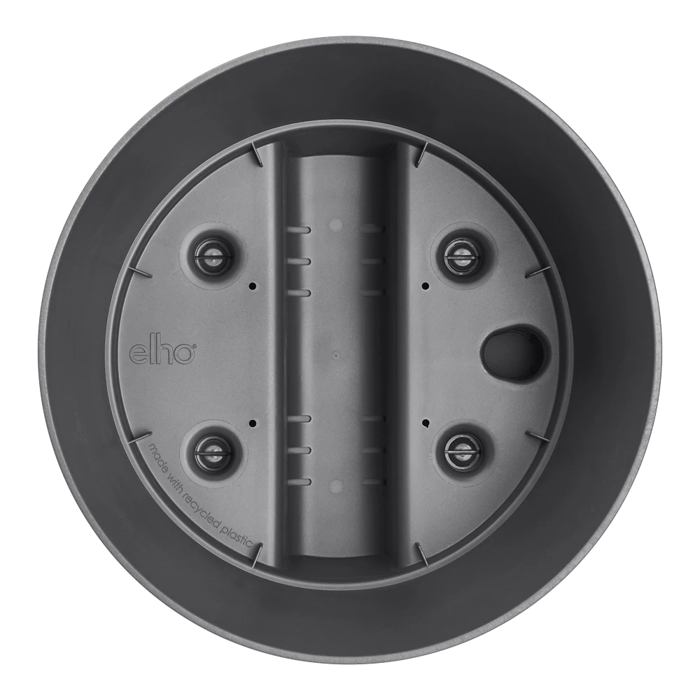 Bloempot Elho Greensense Aqua Care Rond - D35 X H34cm - Houtskoolgrijs - Afbeelding 3