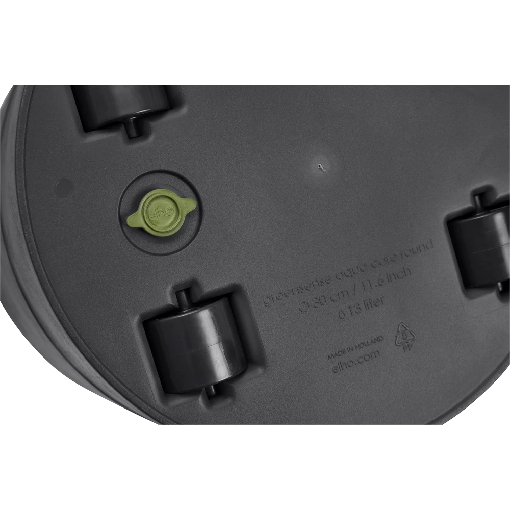 Bloempot Elho Greensense Aqua Care Rond - D35 X H34cm - Houtskoolgrijs - Afbeelding 4