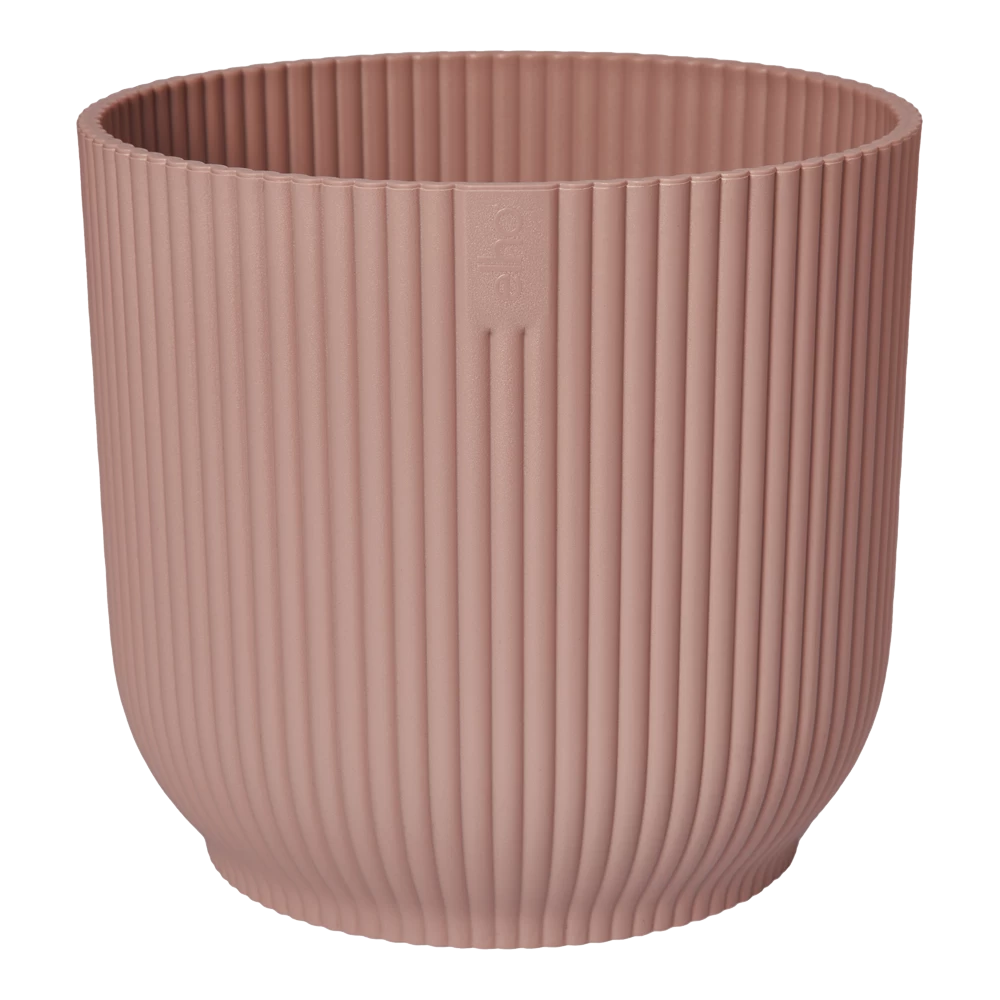 Bloempot Elho Vibes Fold Rond Wielen - D35 X H32cm - Delicaat Roze