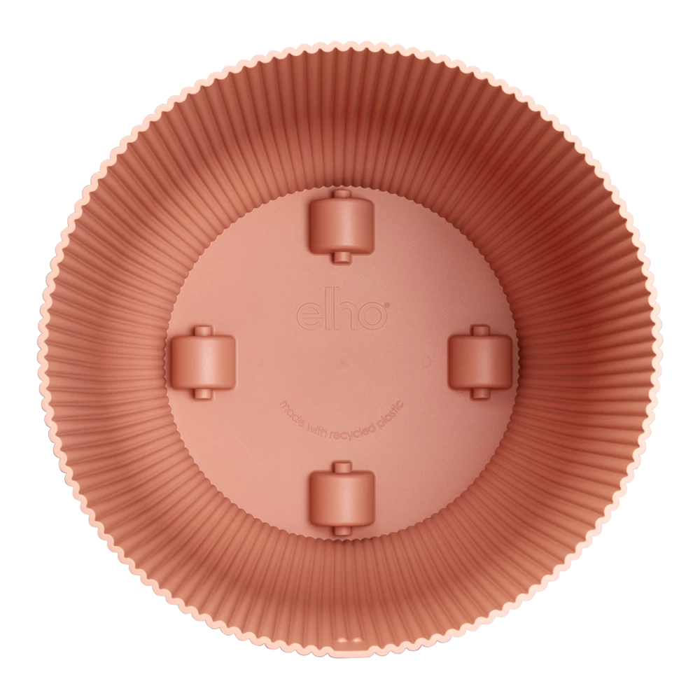 Bloempot Elho Vibes Fold Rond Wielen - D35 X H32cm - Delicaat Roze - Afbeelding 2