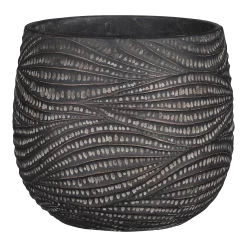 Bloempot Hendrick - D19 X H17cm - Bruin