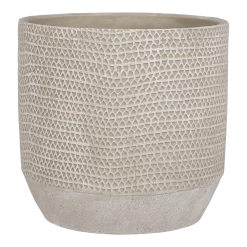 Bloempot Jack - D19,5 X H18,5cm - Beige