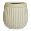 Bloempot Laura - D43 X H43cm - Off White -Groen Decor Verkoop bloempot laura off white bloempot 1