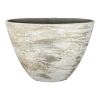 Bloempot Miami Ovaal - L39 X D20 X H31cm - Grijs -Groen Decor Verkoop bloempot miami ovaal l39xd20xh31cm grijs bloempot 1