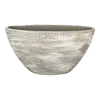 Bloempot Miami Ovaal - L41 X D19 X H22cm - Grijs -Groen Decor Verkoop bloempot miami ovaal l41xd19xh22cm grijs bloempot 1