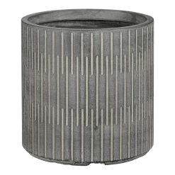 Bloempot Oslo - D31 X H30,5cm - Zwart-grijs