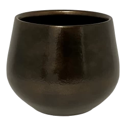 Bloempot Petra - D19 X H16cm - Koper