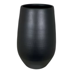 Bloempot Petra Hoog - D27 X H45cm - Mat Zwart