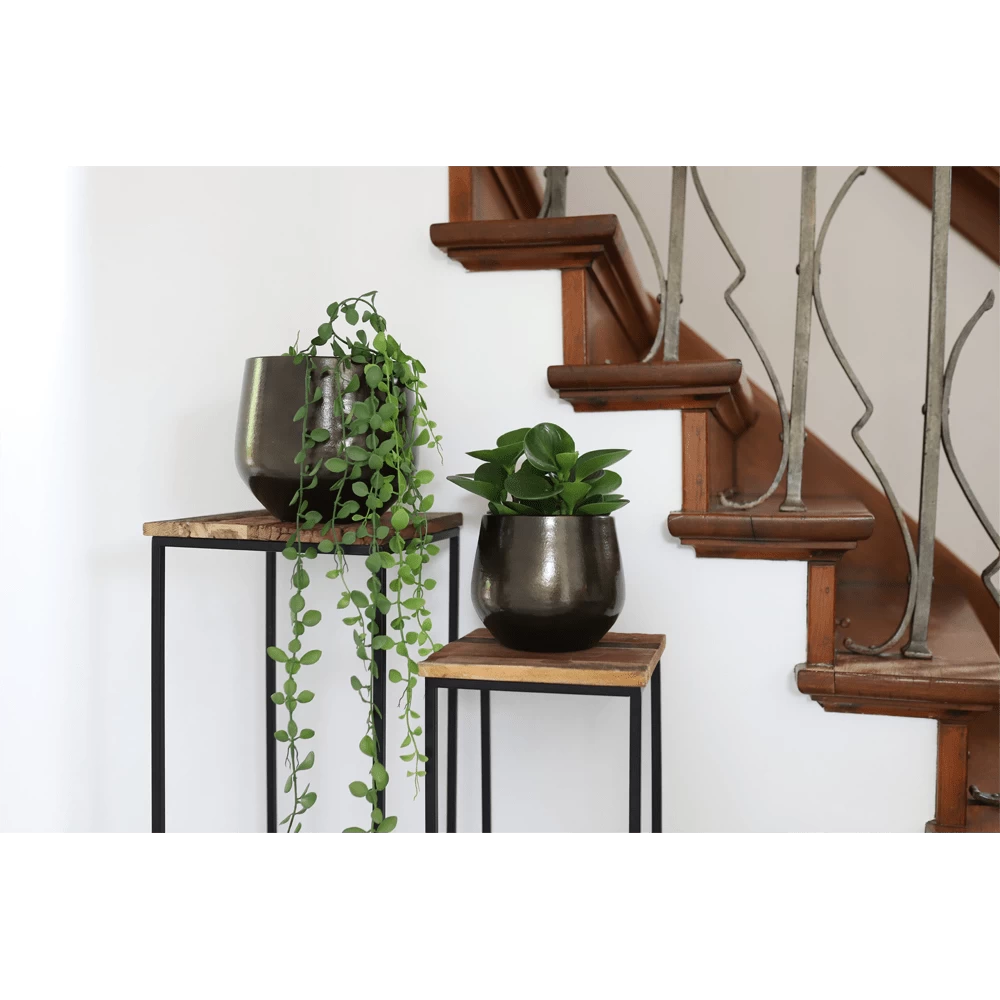 Bloempot Petra - D19 X H16cm - Koper 4 Bloempot Petra - D19 X H16cm - Koper - Afbeelding 2