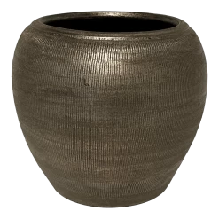 Bloempot Phoenix - D29 X H27cm - Zilver