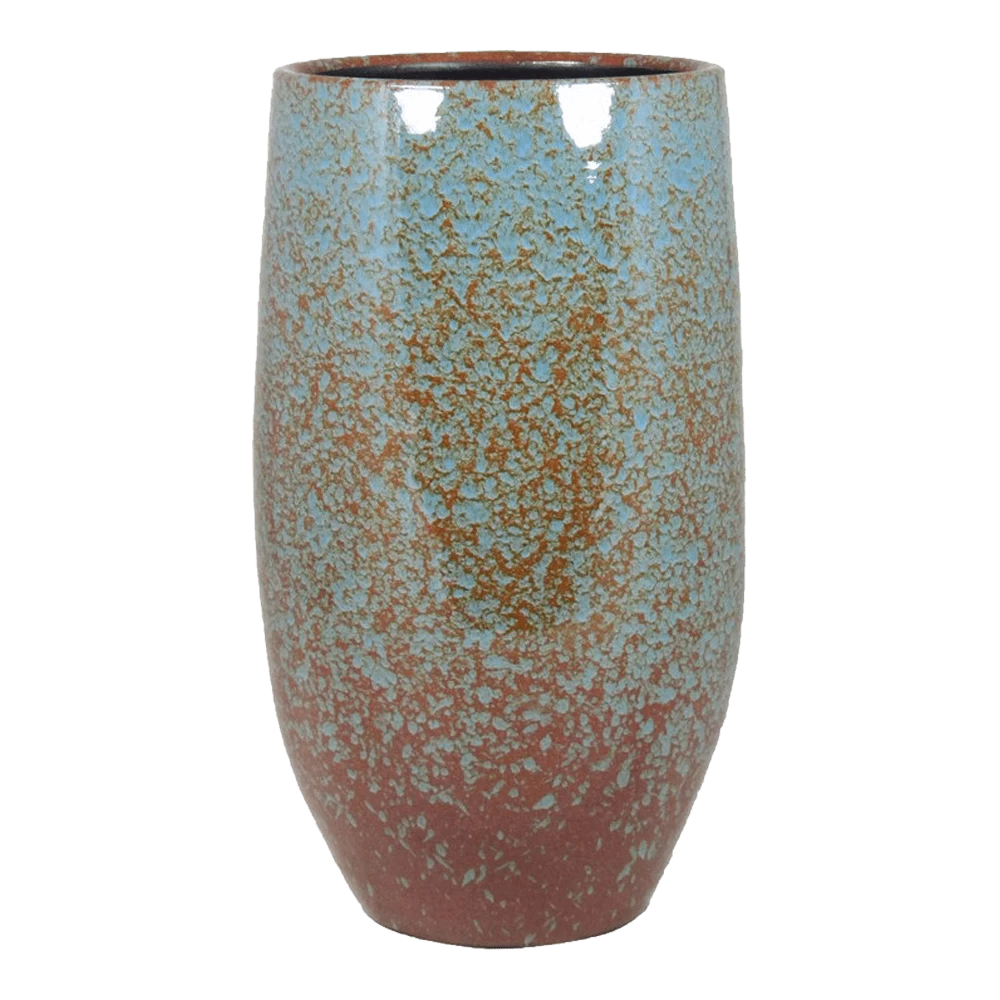 Bloempot Sepp Hoog - D18 X H35cm - Blauw 3 Bloempot Sepp Hoog - D18 X H35cm - Blauw