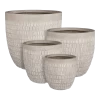 Bloempot Tallinn - D31 X H31cm - Taupe 2 Bloempot Tallinn - D31 X H31cm - Taupe -Groen Decor Verkoop bloempot tallinn taupe bloempot 1