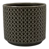 Bloempot Thies - D17 X H15cm - Antraciet -Groen Decor Verkoop bloempot thies d17 x h15cm antraciet bloempot 1