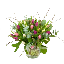 Boeket Kleurrijke Tulp Klein