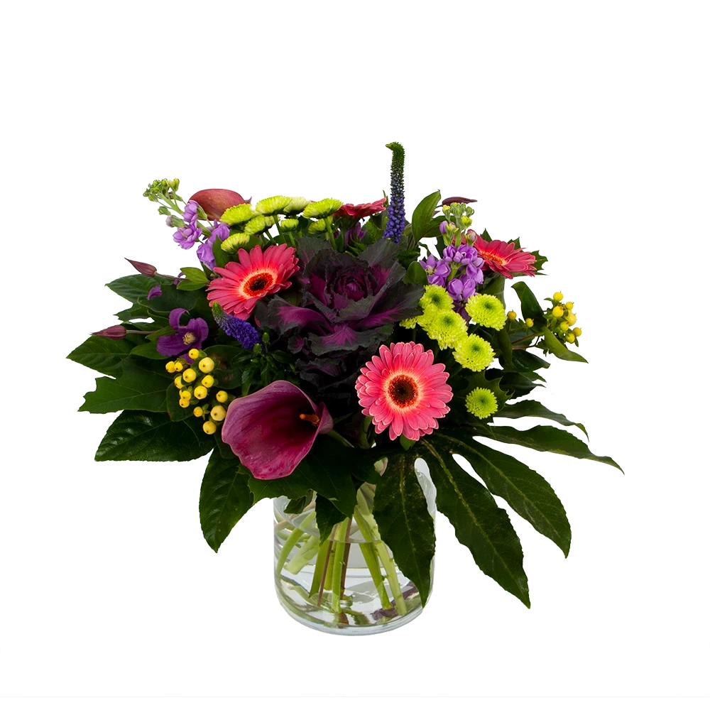 Boeket Purple Middel 3 Boeket Purple Middel