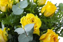 Boeket Rosa Geel Klein -Groen Decor Verkoop boeket rosa geel boeketten 3