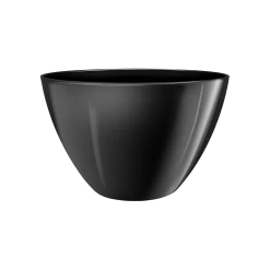 Bloempot Elho Brussels Diamond Ovaal Hoog 36cm - Metallic Zwart