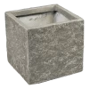 Plantenbak Colorado Cubi - L21.5 X B21.5 X H23cm - Grijs 2 Plantenbak Colorado Cubi - L21.5 X B21.5 X H23cm - Grijs -Groen Decor Verkoop colorado cubi river grey w215h23 plantenbak 1 4