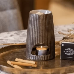 Geurchips Brander Rib Rond Brons - ScentChips -Groen Decor Verkoop geurchips brander rib rond brons scentchips 3