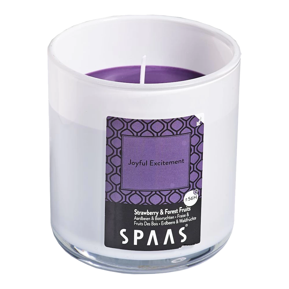 Geurkaars In Glas Met Deksel 56u - Joyful Excitement - Geurkaars - SPAAS 3 Geurkaars In Glas Met Deksel 56u - Joyful Excitement - Geurkaars - SPAAS