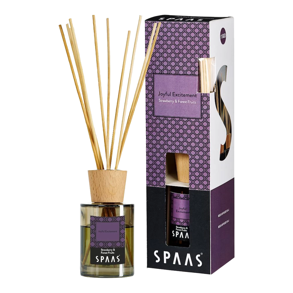 Geurstokjes Spaas - 80ml - Joyful Excitement 3 Geurstokjes Spaas - 80ml - Joyful Excitement