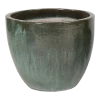 Bloempot Glazed Egg - D48 X H41cm - Groen -Groen Decor Verkoop glazed egg pot moss green d48h41 bloempot groen 1 6