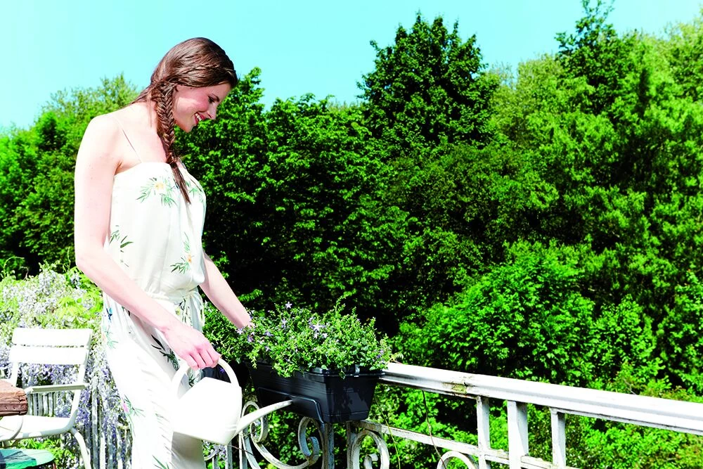 Balkonbak Elho Green Basics Allin1 50cm - Bladgroen 4 Balkonbak Elho Green Basics Allin1 50cm - Bladgroen - Afbeelding 2