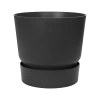 Elho Bloempot Greenville Rond 47cm - Living Black 1 Elho Bloempot Greenville Rond 47cm - Living Black -Groen Decor Verkoop greenville rond 47cm bloempot living black 1 7