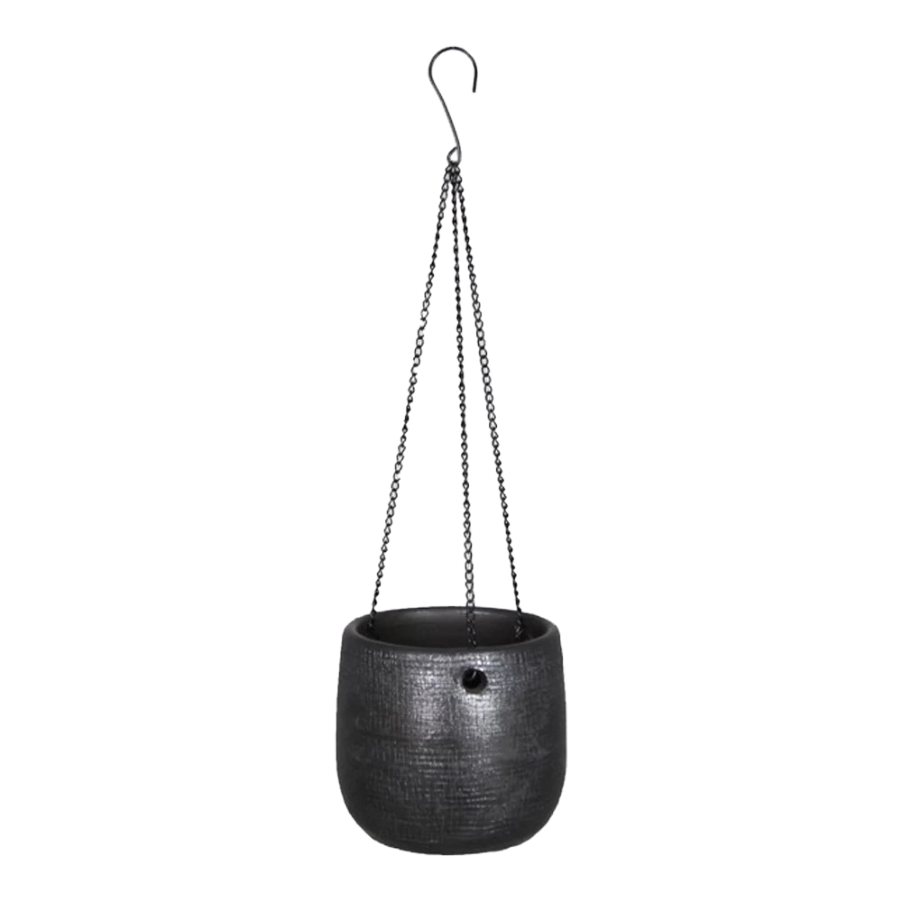 Hangpot Mira - D18 X H16cm - Antraciet 3 Hangpot Mira - D18 X H16cm - Antraciet