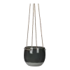 Hangpot Resa - D13,5 X H11,5cm - Donkergrijs -Groen Decor Verkoop hangpot resa d13 5 x h11 5cm donkergrijs hangpot 1 1