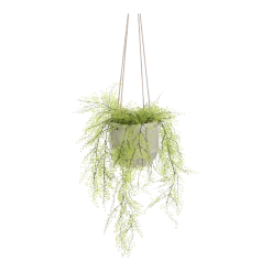 Hangpot Resa - D18,5 X H17cm - Lichtgrijs 10 Hangpot Resa - D18,5 X H17cm - Lichtgrijs -Groen Decor Verkoop hangpot resa d18 5 x h17cm lichtgrijs hangpot 4 1