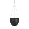 Hangpot Tusca - D22.5 X H19.5cm - Donkergrijs 1 Hangpot Tusca - D22.5 X H19.5cm - Donkergrijs -Groen Decor Verkoop hangpot tusca d22 5 h19 5 donkergrijs hangpot 1 5