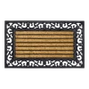HAMAT Impala Brush Rectangle Kokosmat - 75x45cm - Naturel/Zwart - Deurmat 1 HAMAT Impala Brush Rectangle Kokosmat - 75x45cm - Naturel/Zwart - Deurmat -Groen Decor Verkoop impala brush rectangle kokosmat 75x45cm naturel zwart deurmat 1