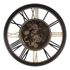 Klok Lancashire Zwart U00f8 80 Cm - Wandklok 1 Klok Lancashire Zwart U00f8 80 Cm - Wandklok -Groen Decor Verkoop klok lancashire zwart d 80 cm wandklok metaal glas 1