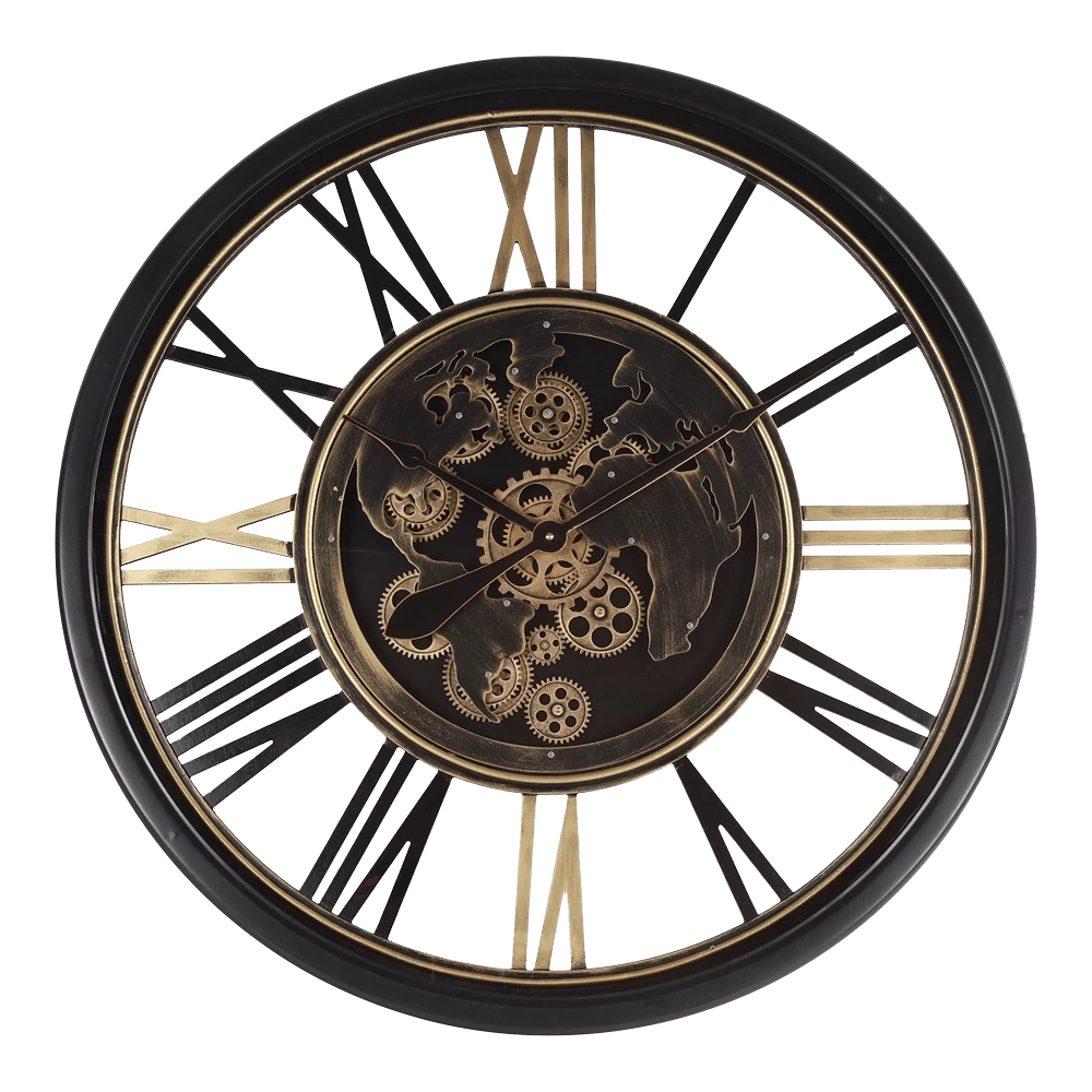 Klok Lancashire Zwart U00f8 80 Cm - Wandklok 3 Klok Lancashire Zwart U00f8 80 Cm - Wandklok