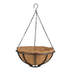 Metalen Hanging Basket 30cm - Incl. Ketting En Kokosinlegvel