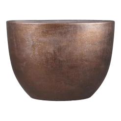 Bloempot Mira Ovaal - L50 X B20 X H36cm - Koper
