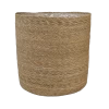 Plantenmand Stef - D36 X H36cm - Naturel 2 Plantenmand Stef - D36 X H36cm - Naturel -Groen Decor Verkoop plantenmand stef d36 x h36cm naturel plantenmand 1