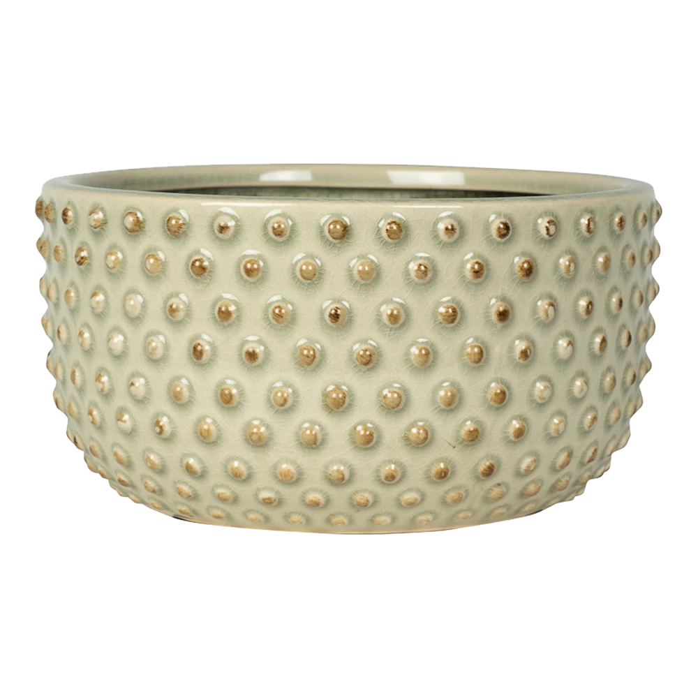 Plantenschaal Bolino - D20 X H11cm - Mint 3 Plantenschaal Bolino - D20 X H11cm - Mint