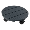 Plantentrolley Rond HKC - 30cm - Antraciet - Max. 50kg - Nature -Groen Decor Verkoop plantentrolley rond hkc 30cm antraciet max 50kg nature plantentrolley 1