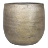 Bloempot Mira - D59 X H54cm - Goud 1 Bloempot Mira - D59 X H54cm - Goud -Groen Decor Verkoop pot mira d59 h54cm industrieel goud bloempot 1