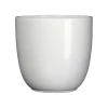 Bloempot Tusca - D31 X H28.5cm - Wit 2 Bloempot Tusca - D31 X H28.5cm - Wit -Groen Decor Verkoop tusca pot rond wit h28 5xd31cm bloempot 1 4