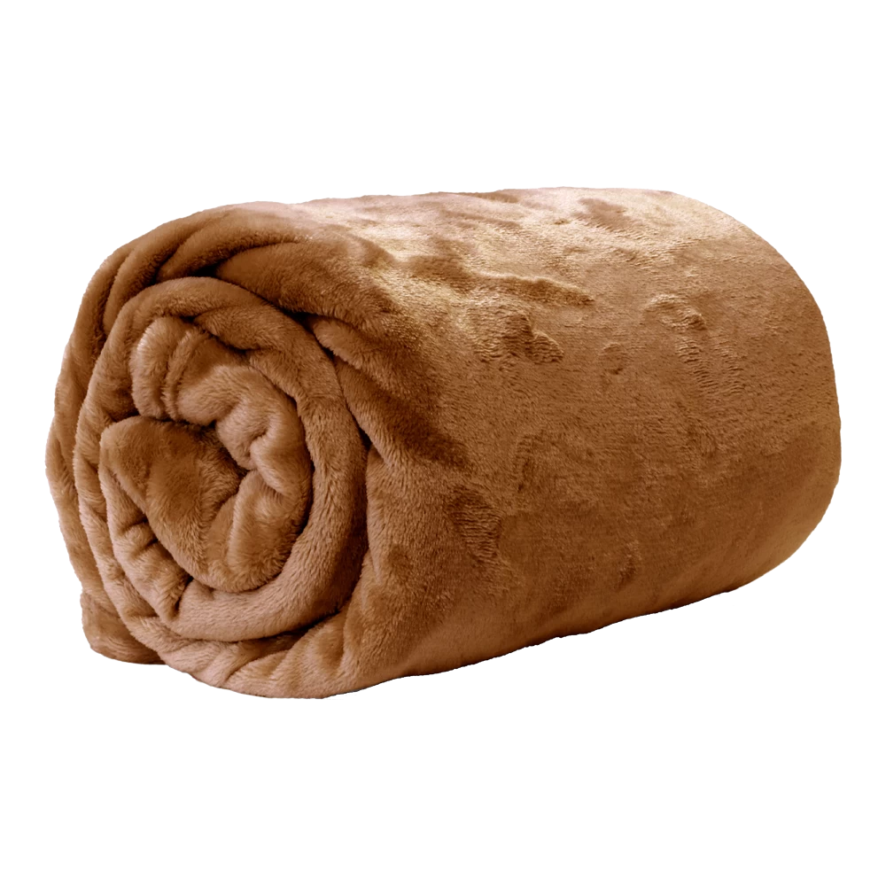 Unique Living Plaid Enzo - 130x180cm - Leather Brown 3 Unique Living Plaid Enzo - 130x180cm - Leather Brown